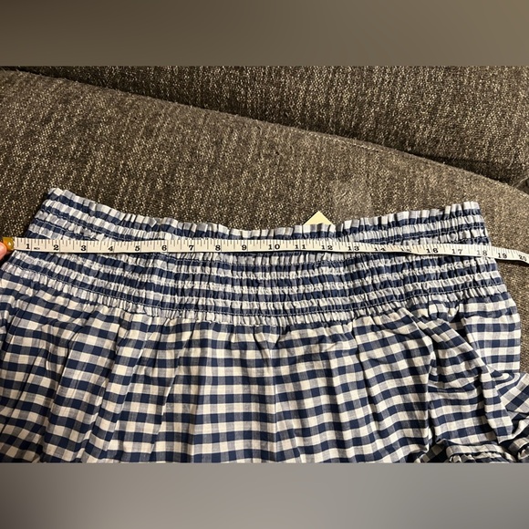 NWT Universal Thread Blue & White Checkered Skirt - Picture 9 of 11